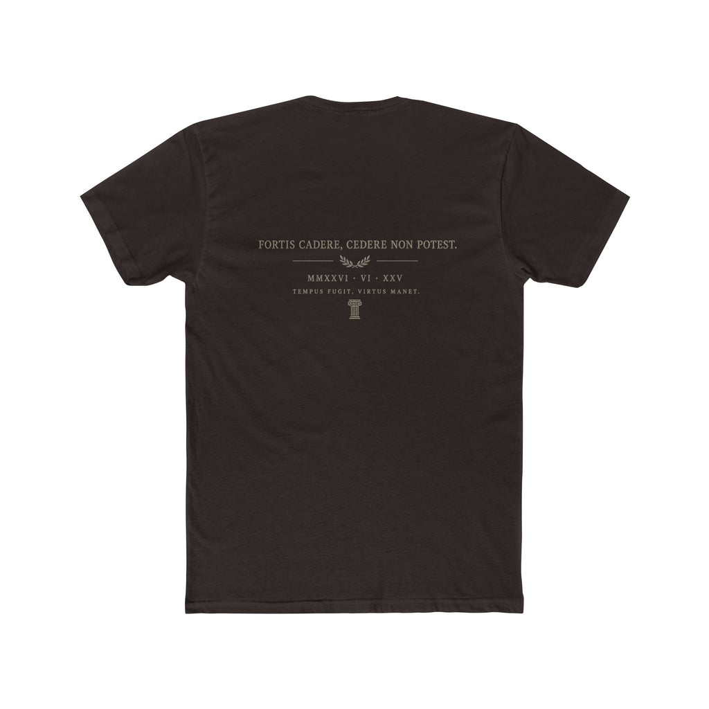Fortis in Adversis — Latin Quote Tee | Stoic Habits