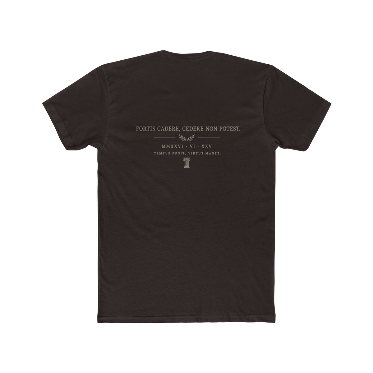 Fortis in Adversis — Latin Quote Tee | Stoic Habits