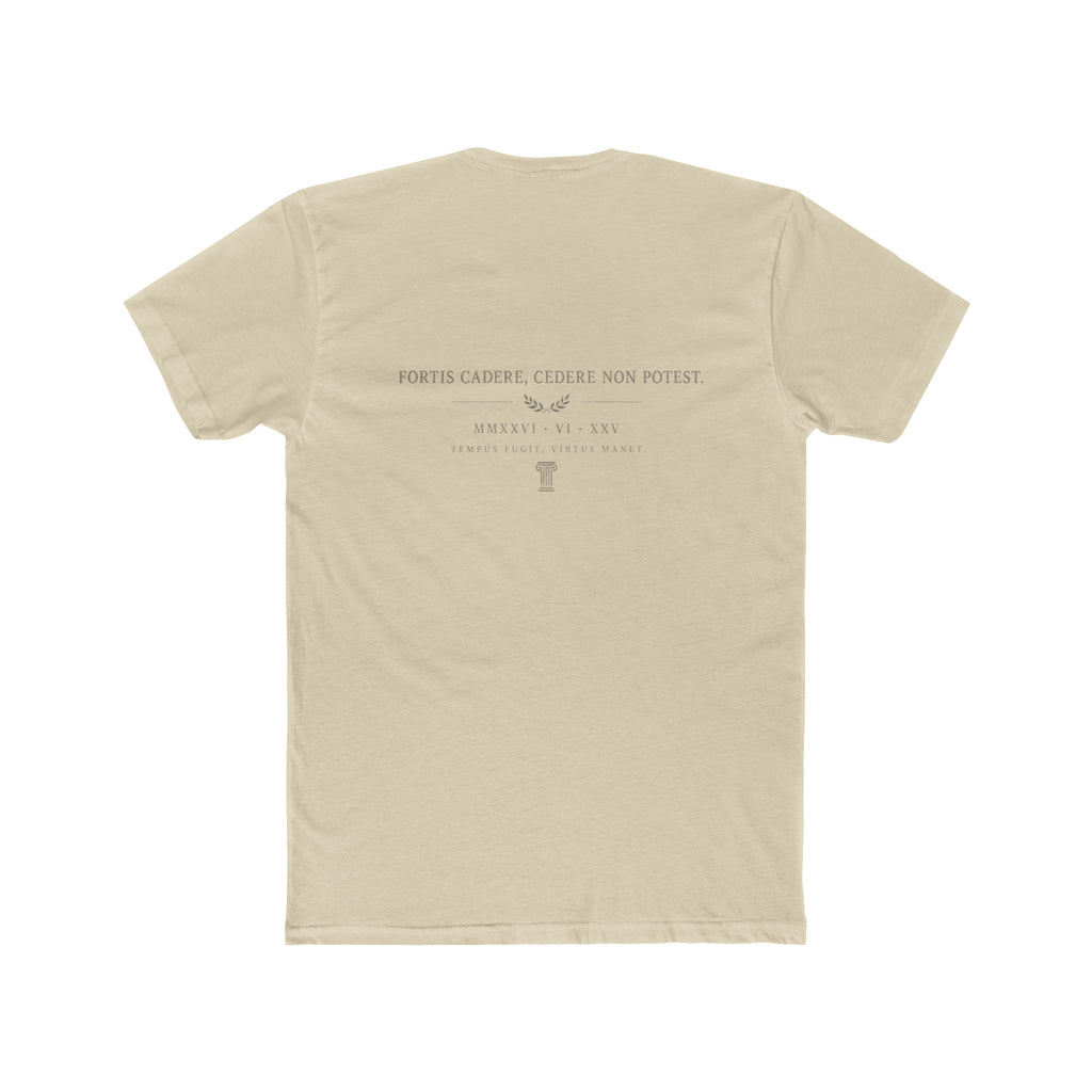 Fortis in Adversis — Latin Quote Tee | Stoic Habits
