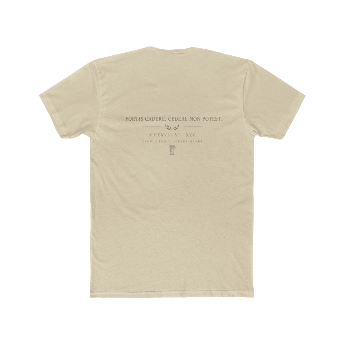 Fortis in Adversis — Latin Quote Tee | Stoic Habits