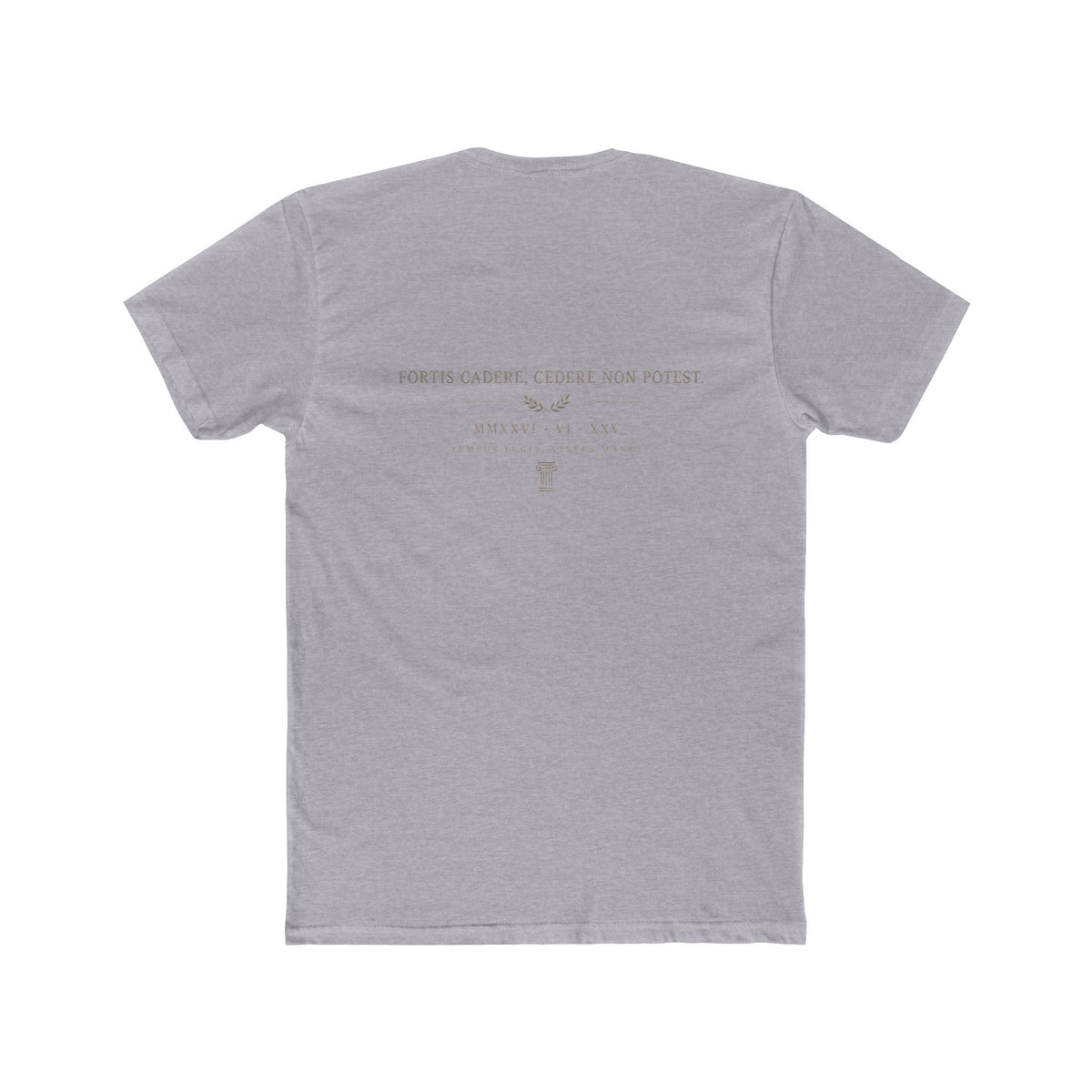 Fortis in Adversis — Latin Quote Tee | Stoic Habits