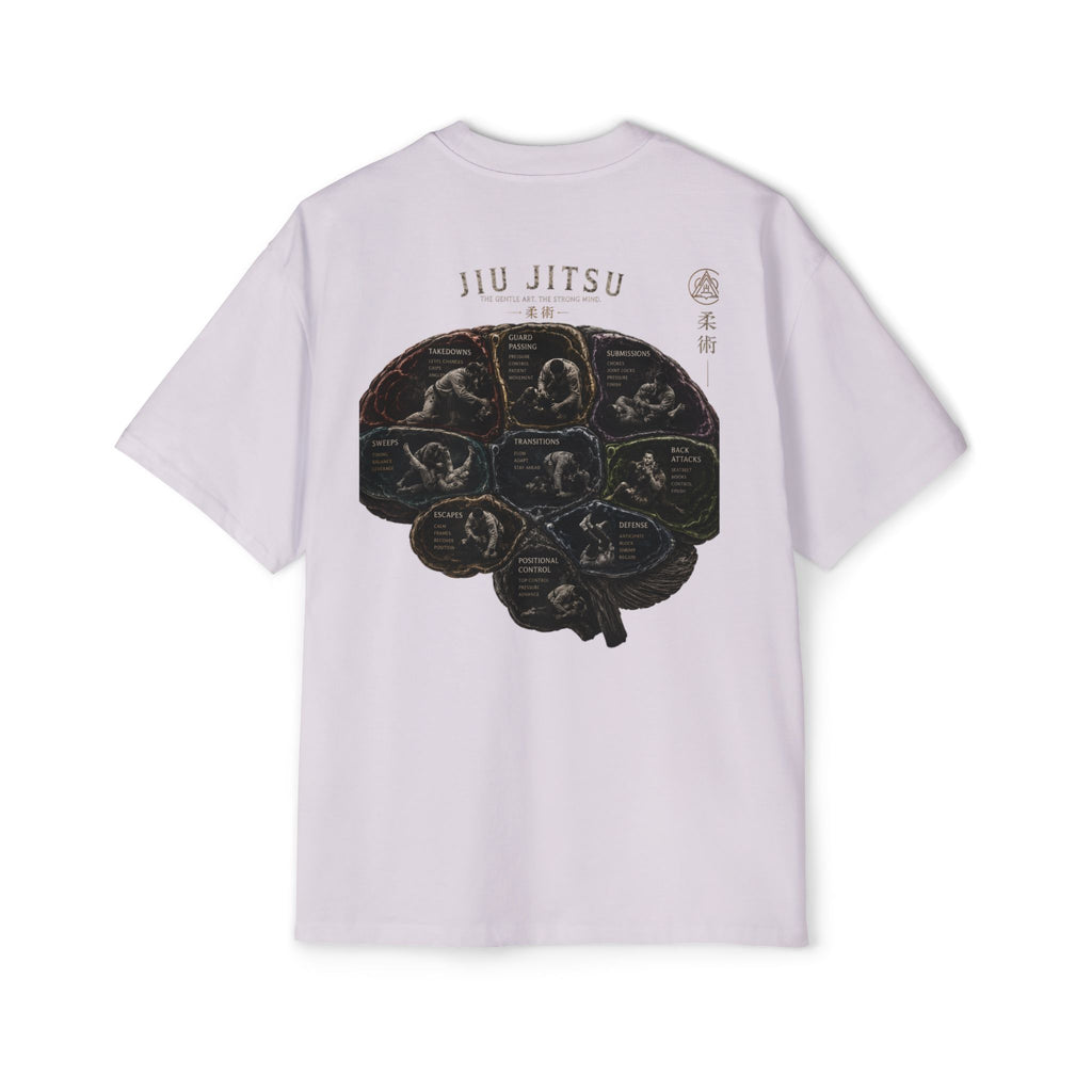 BJJ IQ - Brain -  Heavy Oversized Tee
