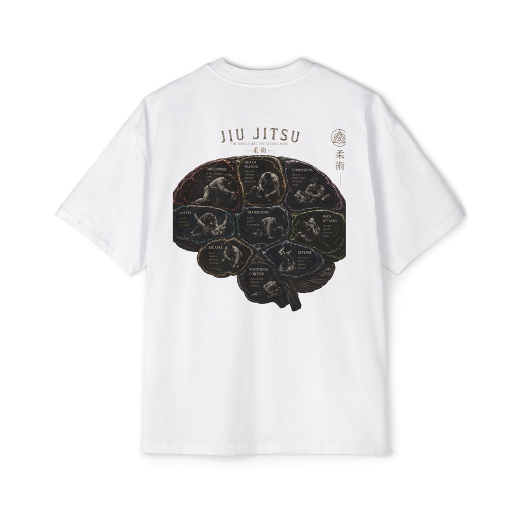 BJJ IQ - Brain -  Heavy Oversized Tee