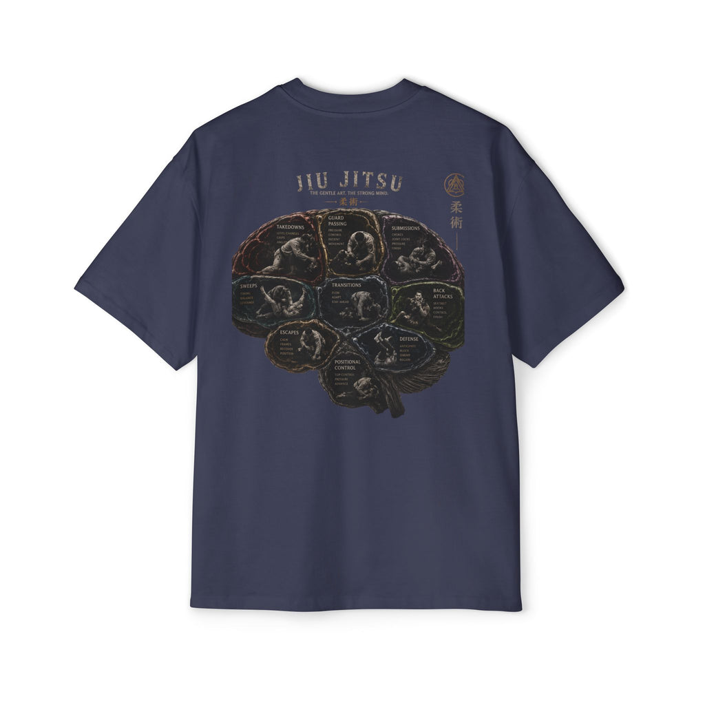 BJJ IQ - Brain -  Heavy Oversized Tee