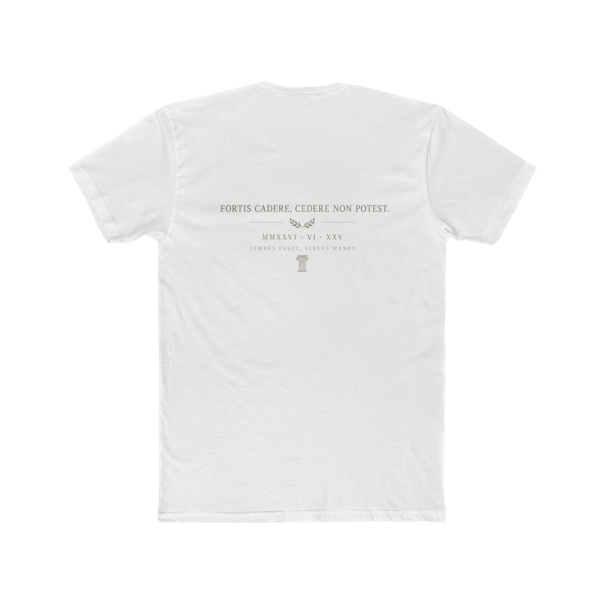 Fortis in Adversis — Latin Quote Tee | Stoic Habits