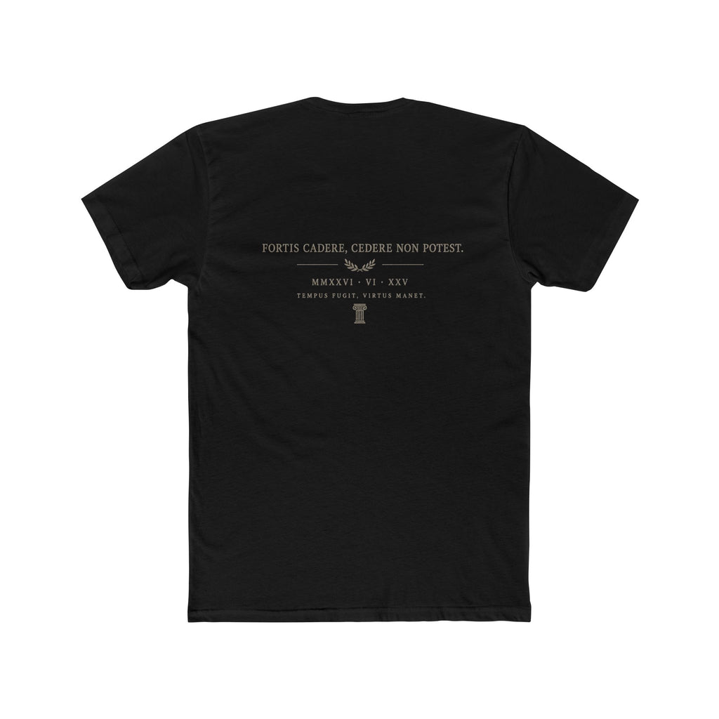 Fortis in Adversis — Latin Quote Tee | Stoic Habits