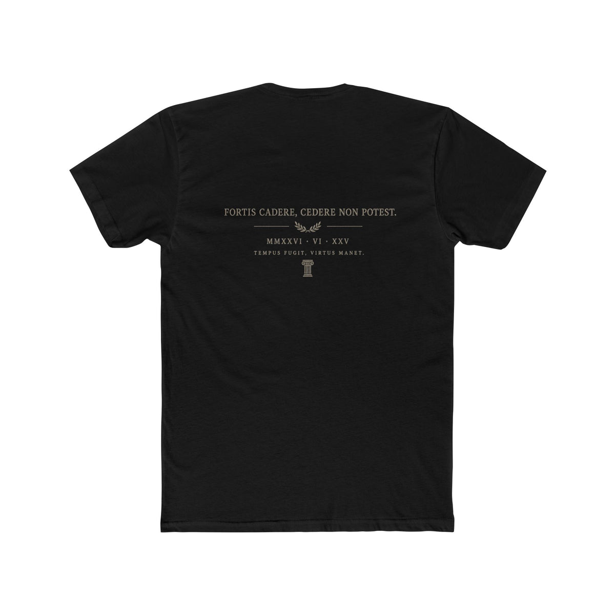 Fortis in Adversis — Latin Quote Tee | Stoic Habits