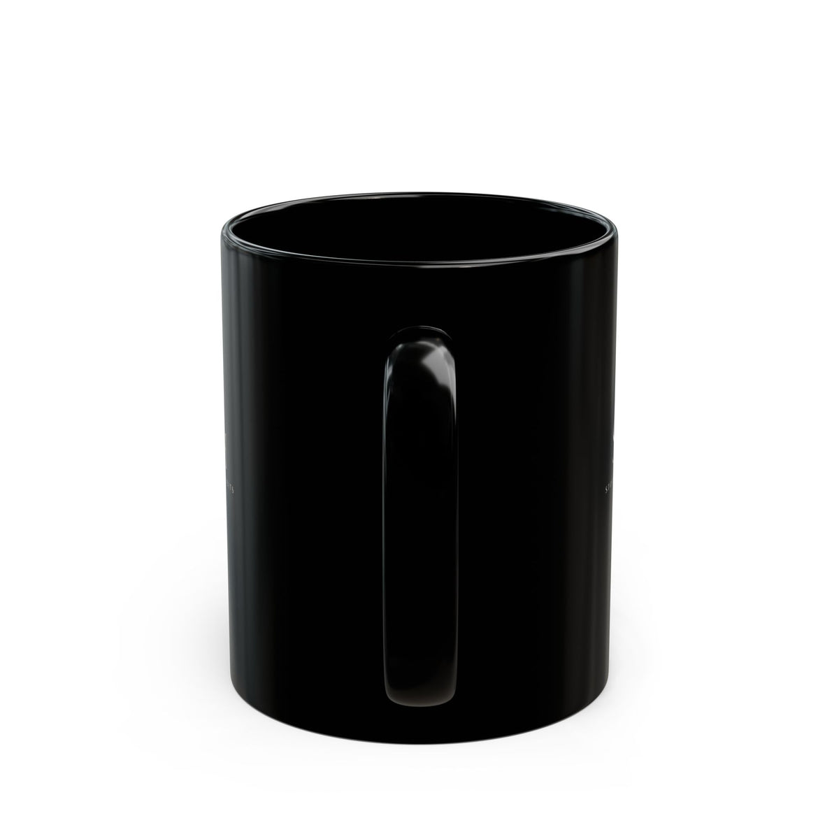 Amor Fati Love Your Fate Mug | Black Ceramic Coffee Cup