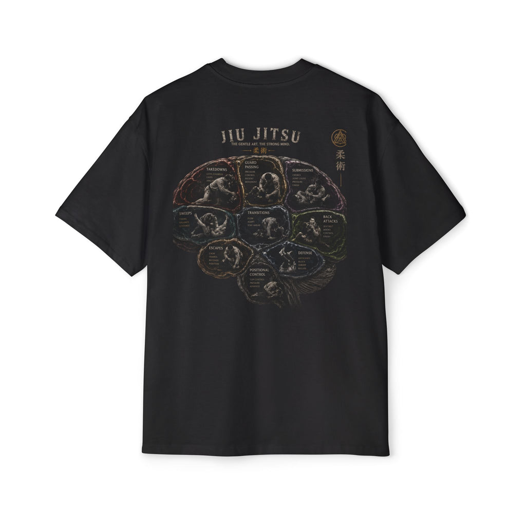 BJJ IQ - Brain -  Heavy Oversized Tee