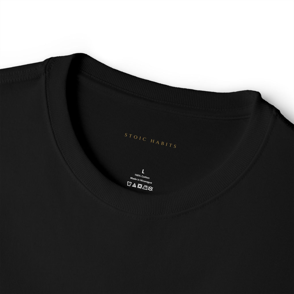 Entanglement Graphic Tee — Minimalist White Boxy Unisex T-Shirt