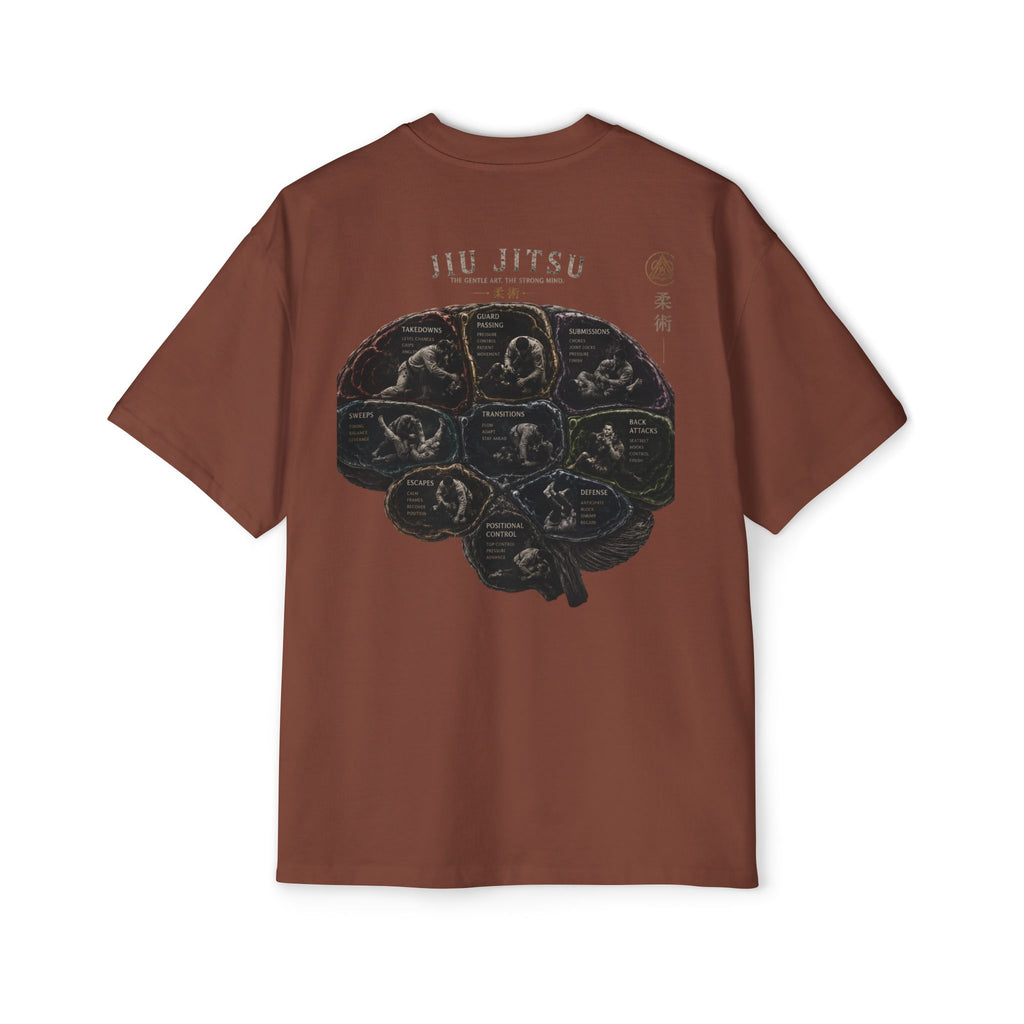 BJJ IQ - Brain -  Heavy Oversized Tee