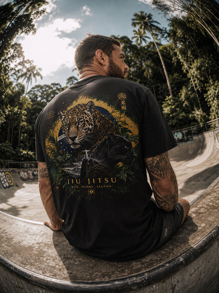 Off the mat - Amazon Strength / Jiujitsu Oversized Tee